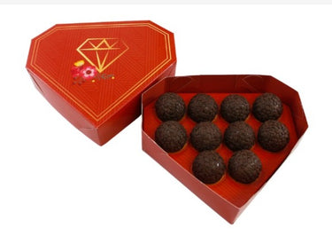 Caixa Coração Diamante - 10 doces